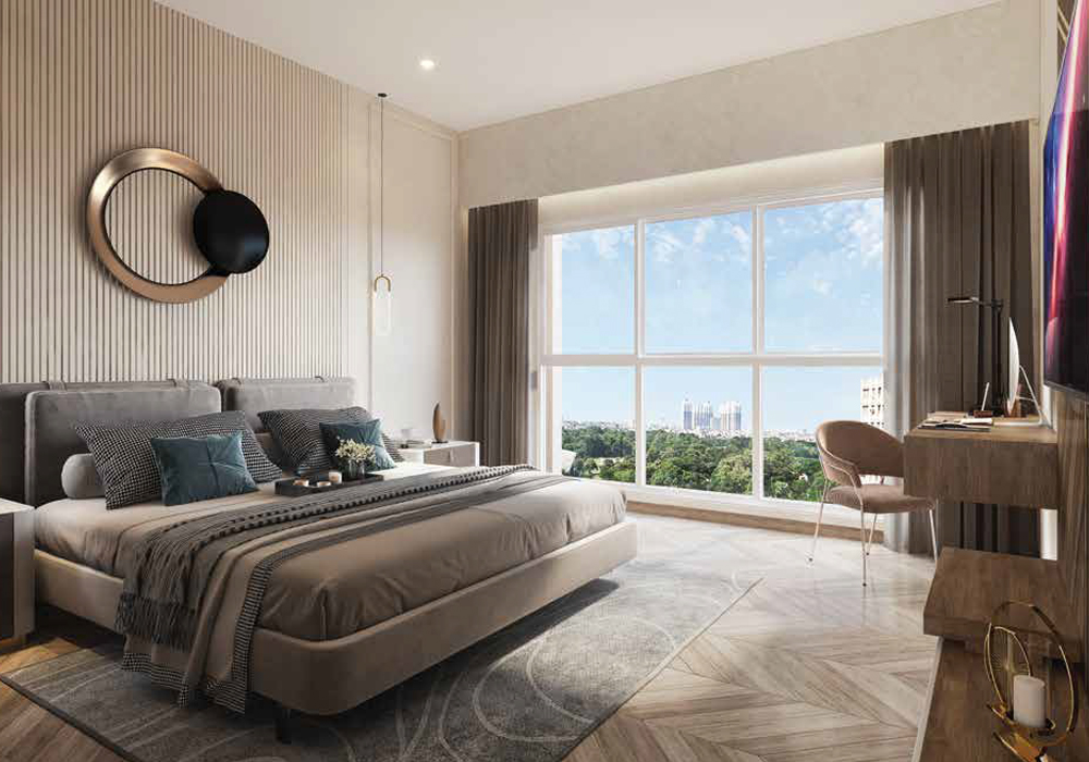 Exterior view of Kohinoor Satori &mdash; photo gallery, images, brochure, amenities, cost sheet, price breakup, availability details, RERA number, RERA certificate, possession date, layout plan, logo, floor plan, master plan, and location map showcasing project highlights and features.