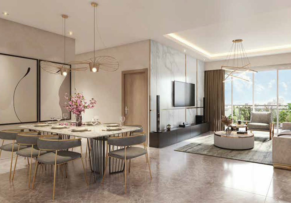 Exterior view of Kohinoor Satori &mdash; photo gallery, images, brochure, amenities, cost sheet, price breakup, availability details, RERA number, RERA certificate, possession date, layout plan, logo, floor plan, master plan, and location map showcasing project highlights and features.