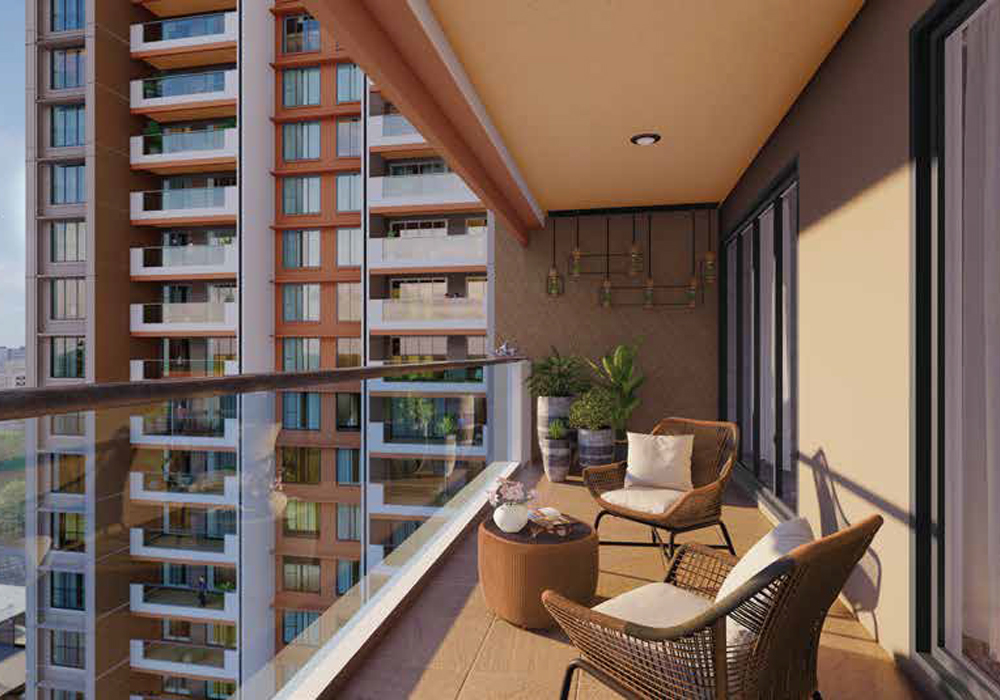 Exterior view of Kohinoor Satori &mdash; photo gallery, images, brochure, amenities, cost sheet, price breakup, availability details, RERA number, RERA certificate, possession date, layout plan, logo, floor plan, master plan, and location map showcasing project highlights and features.