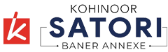Logo of Kohinoor Satori &mdash; photo gallery, images, brochure, amenities, cost sheet, price breakup, availability details, RERA number, RERA certificate, possession date, layout plan, logo, floor plan, master plan, and location map showcasing project highlights and features.